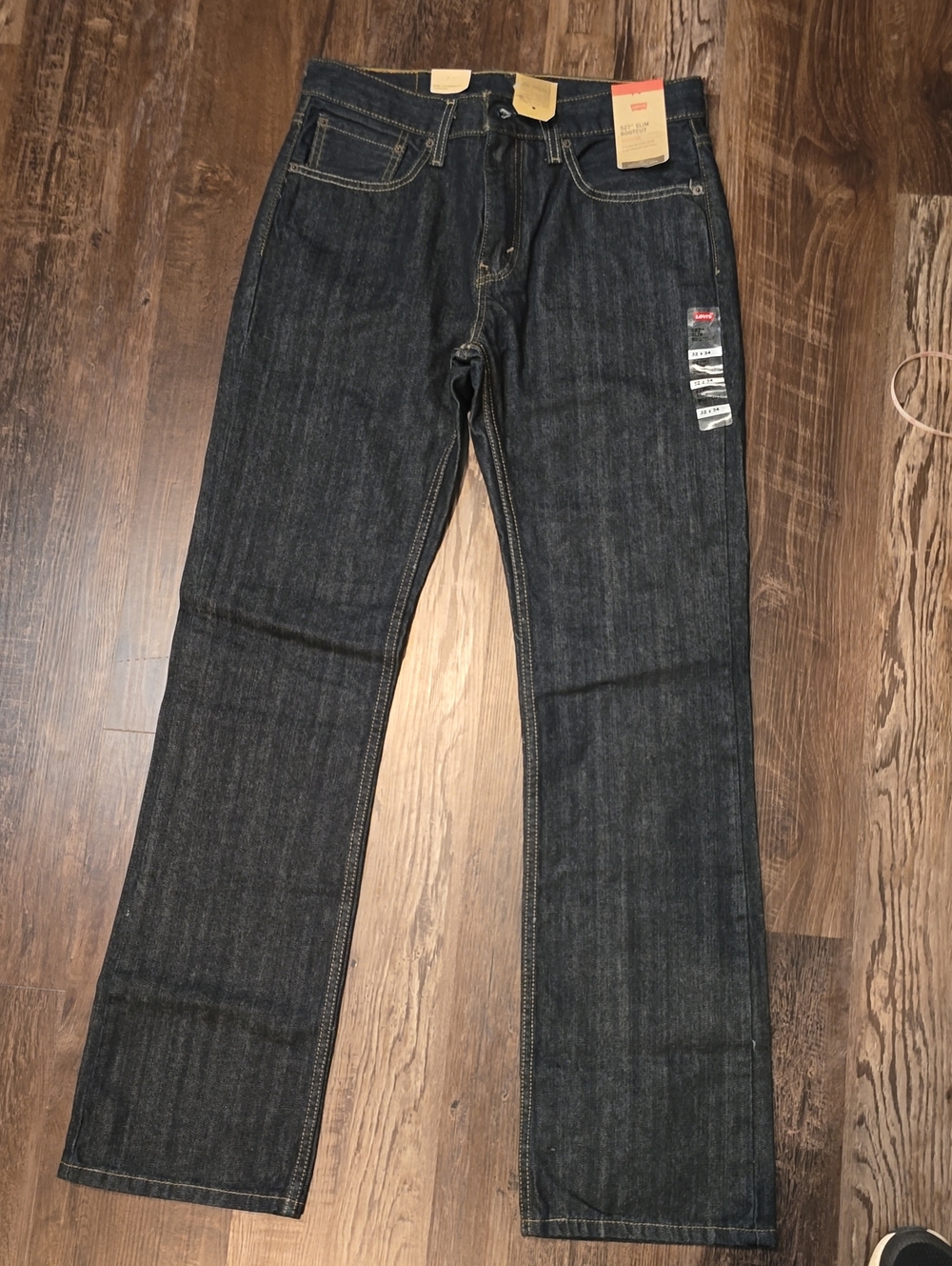 Men's Levi's 527 Dark Indigo Straight-Leg Jeans, 32x34